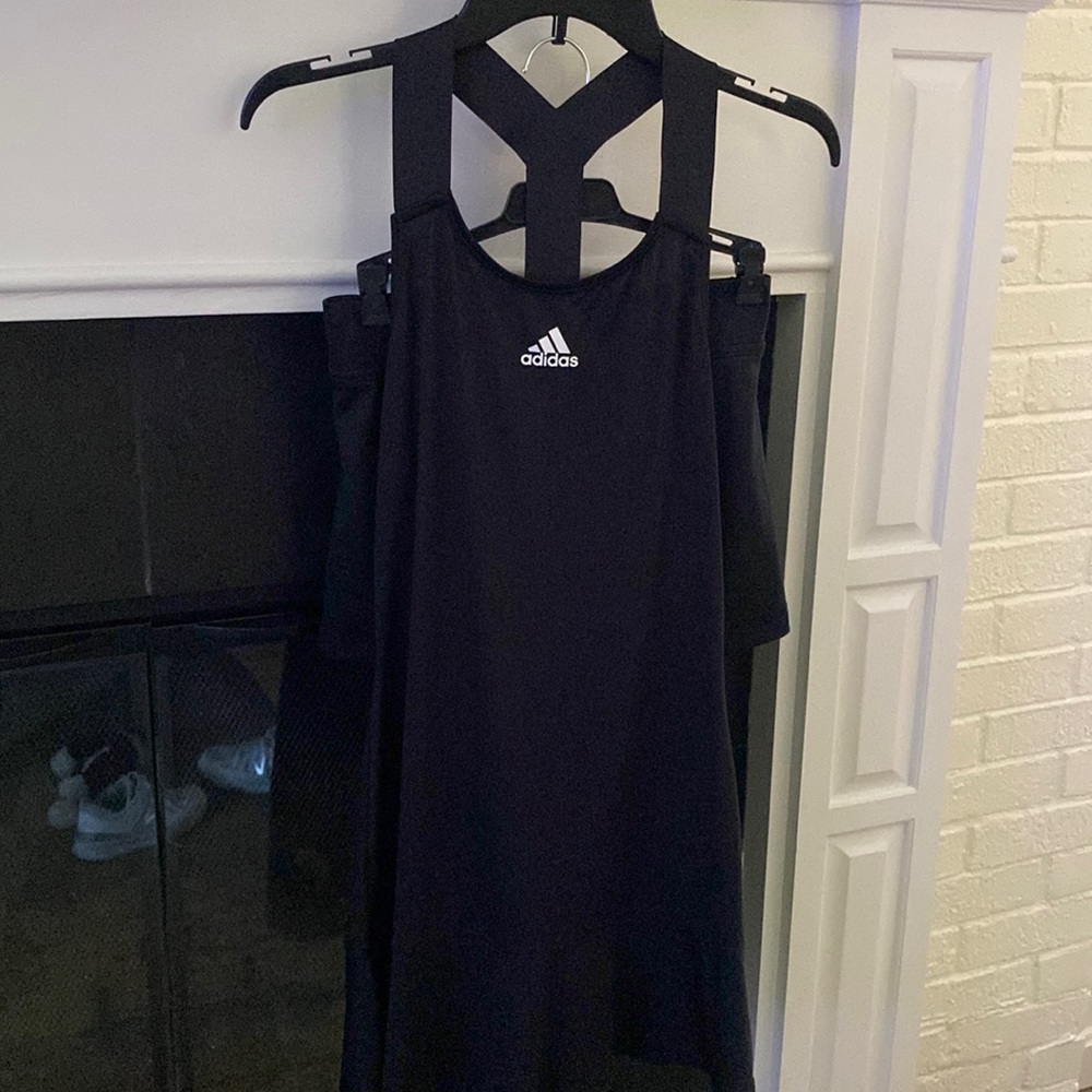 black adidas tennis dress